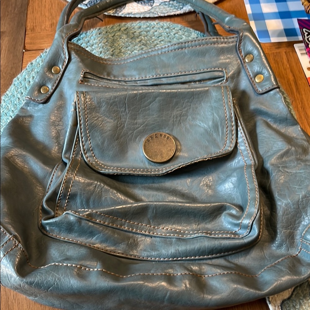 Stylish Blue Handbag